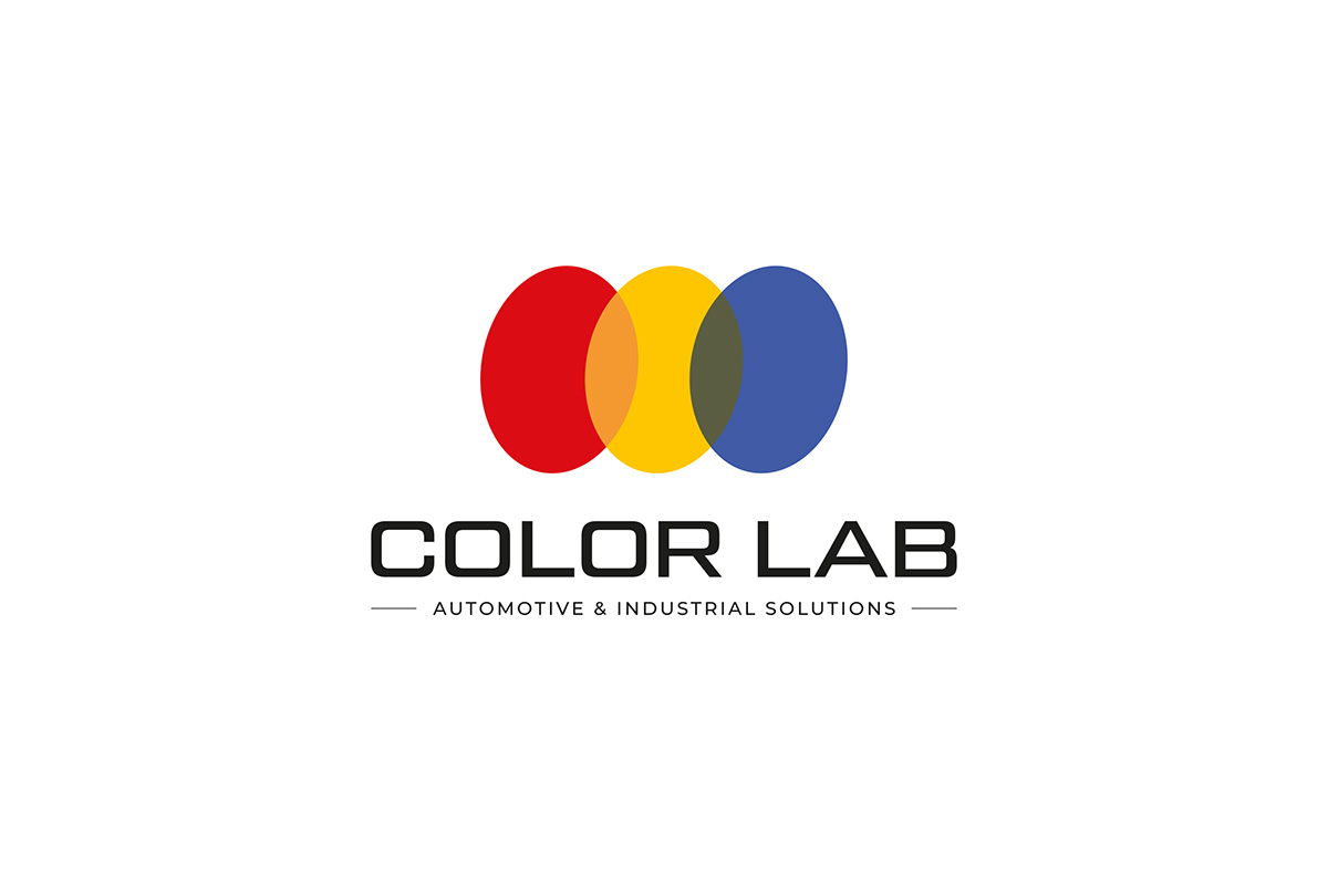 Logo Colorlab, un marchio moderno, versatile e memorabile. Progettazione grafica: Luca Bossi