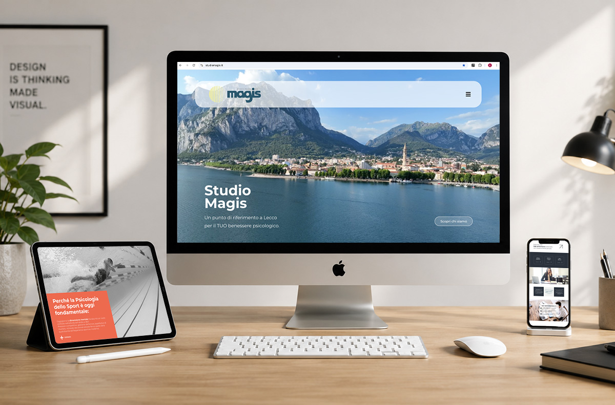 Studio Magis è il sito web realizzato per una nuova realtà, uno studio medico specializzato in psicologia dello sport. Web design: Luca Bossi