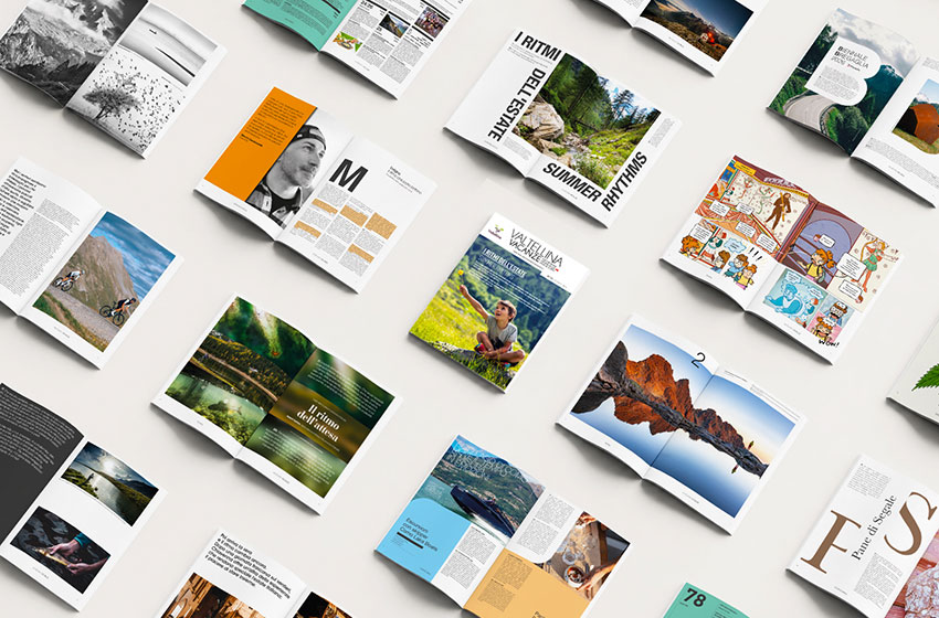 È disponibile il numero 78 di Valtellina Vacanze, il magazine dedicato alla promozione turistica della Valtellina. Progetto grafico: Luca Bossi